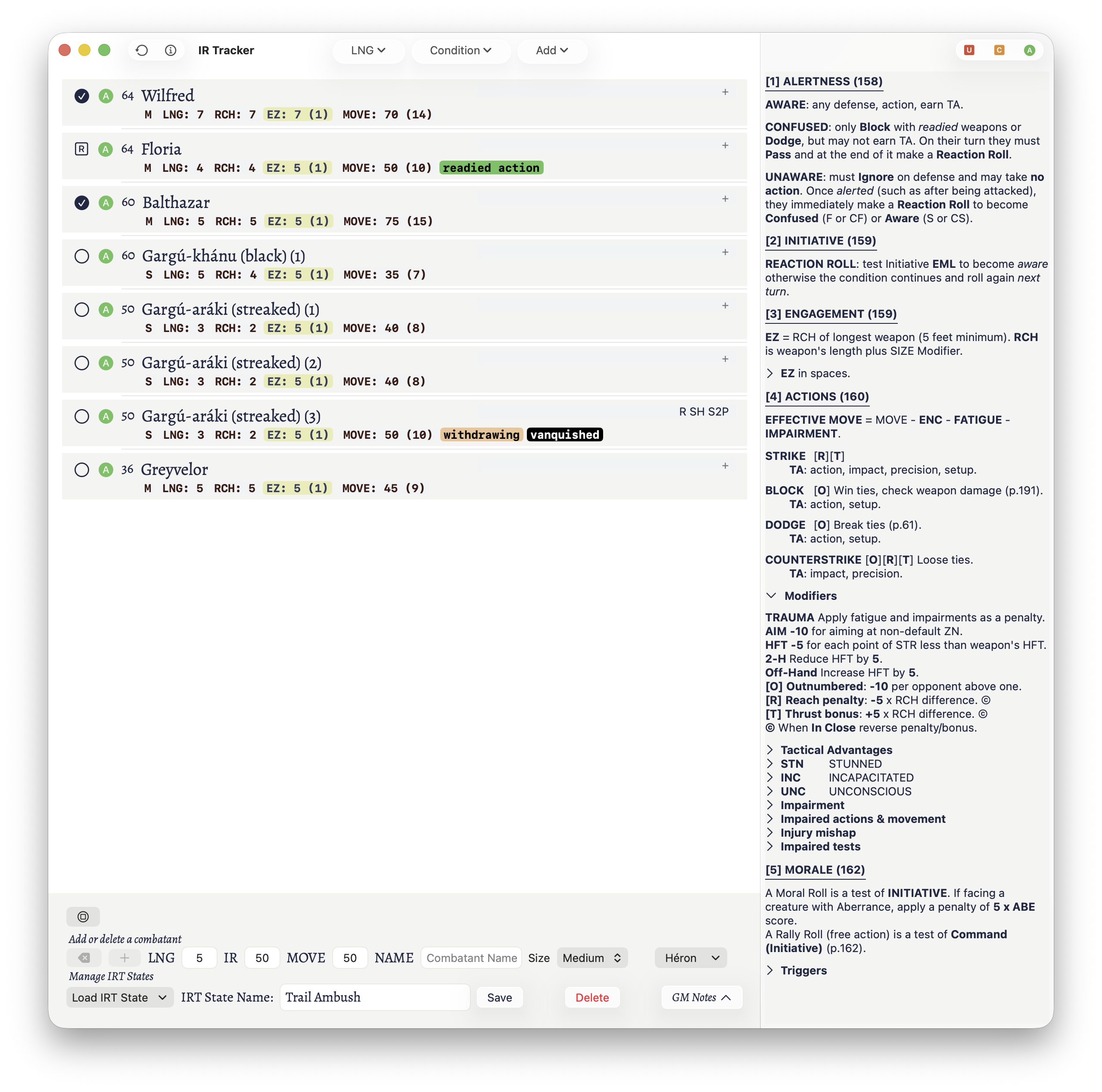 the Initiative Rating Tracker.