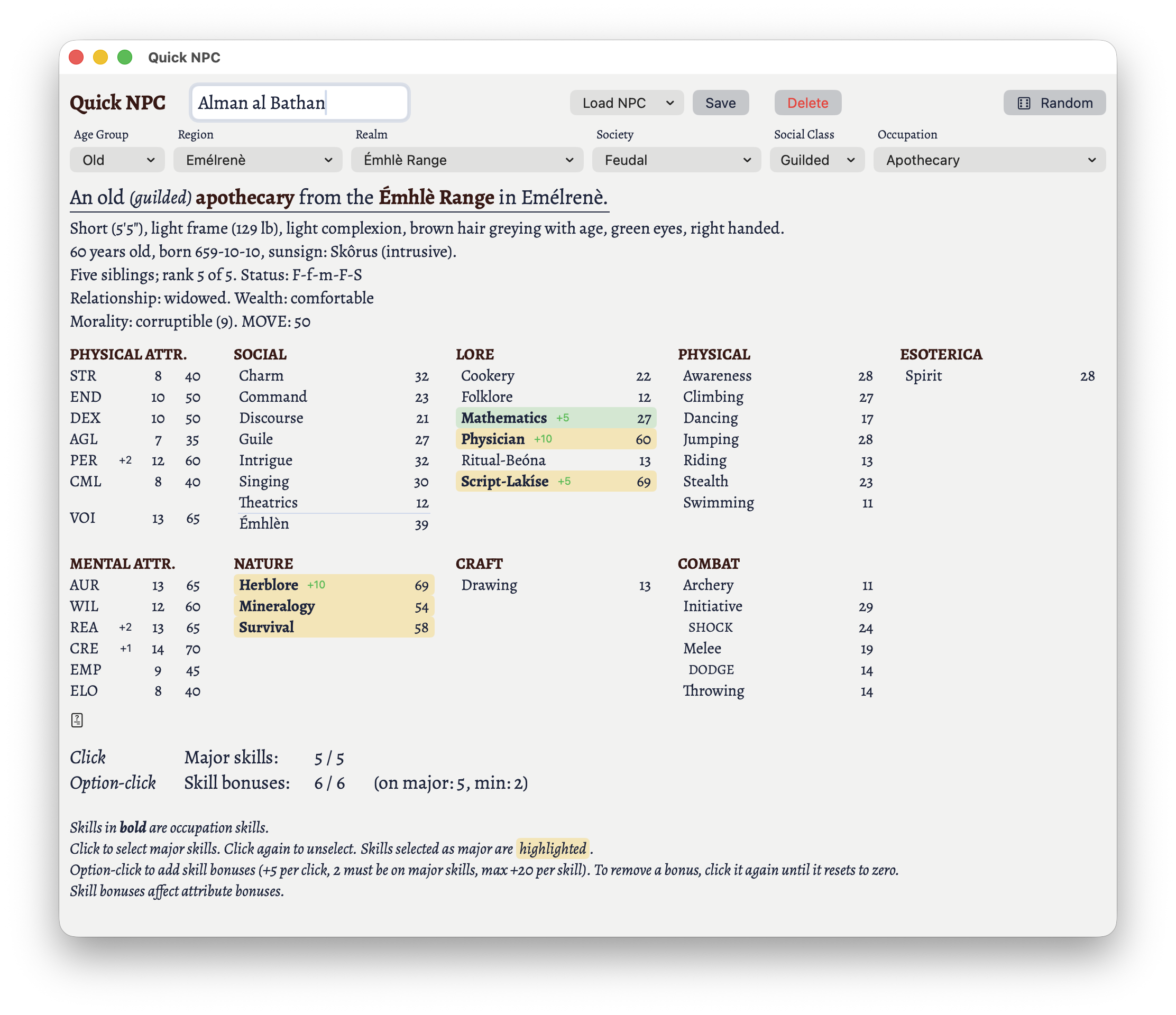 The new Quick NPC panel in HMK Toolkit 1.2.2.